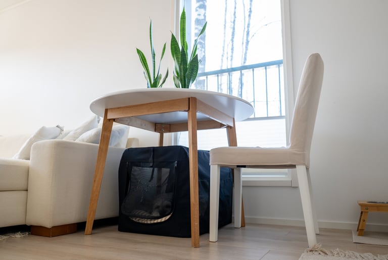 Scandinavian Oak Dog Crate - Pawiture premium pet furniture